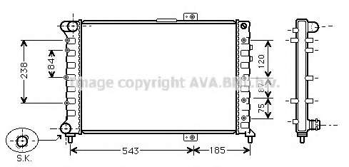 Радиатор, охлаждение двигателя