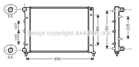 Радиатор, охлаждение двигателя