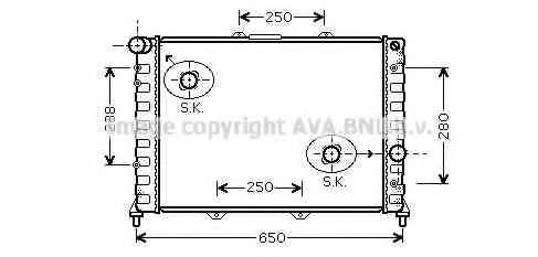 Радиатор, охлаждение двигателя