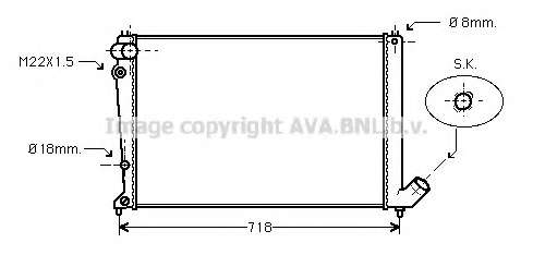 Радиатор, охлаждение двигателя
