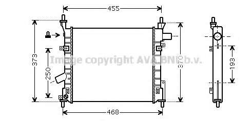 Радиатор, охлаждение двигателя