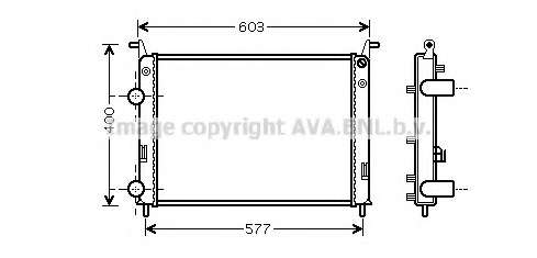 Радиатор, охлаждение двигателя