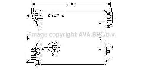 Радиатор, охлаждение двигателя