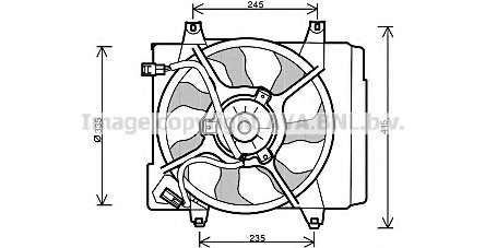 Вентилятор, охлаждение двигателя