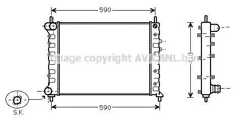 Радиатор, охлаждение двигателя