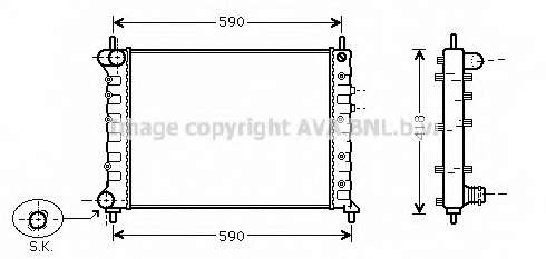 Радиатор, охлаждение двигателя