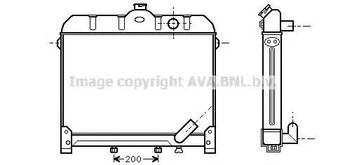 Радиатор, охлаждение двигателя