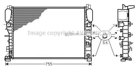 Радиатор, охлаждение двигателя