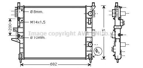 Радиатор, охлаждение двигателя