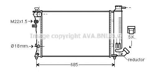 Радиатор, охлаждение двигателя