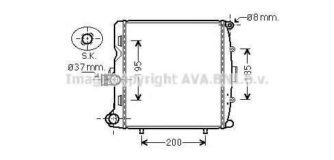 Радиатор, охлаждение двигателя