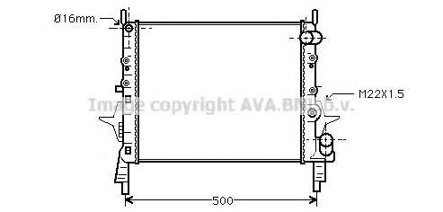 Радиатор, охлаждение двигателя