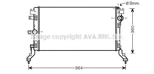 Радиатор, охлаждение двигателя