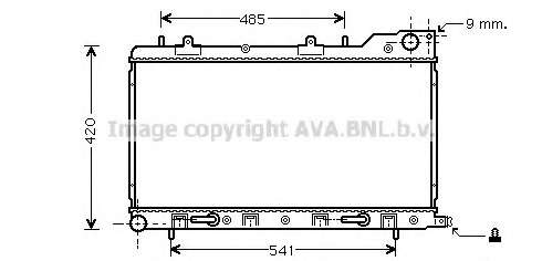 Радиатор, охлаждение двигателя