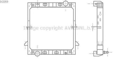 Радиатор, охлаждение двигателя