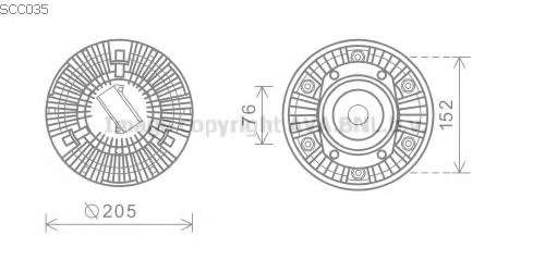 Сцепление, вентилятор радиатора