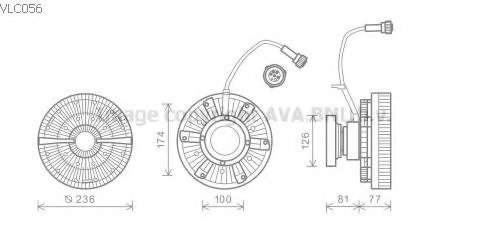 Сцепление, вентилятор радиатора