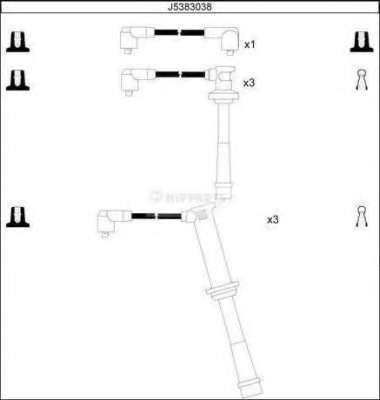 Комплект проводов зажигания