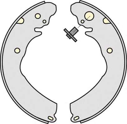Комплект тормозных колодок