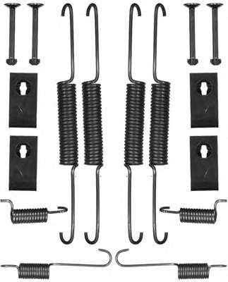 Пружина, тормозная колодка