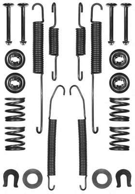 Пружина, тормозная колодка