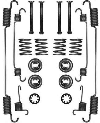 Пружина, тормозная колодка