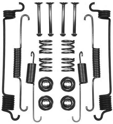 Пружина, тормозная колодка