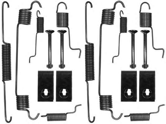 Пружина, тормозная колодка