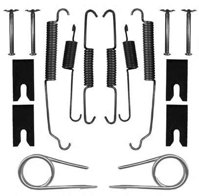 Пружина, тормозная колодка