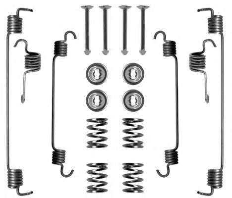 Пружина, тормозная колодка