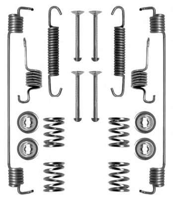 Пружина, тормозная колодка