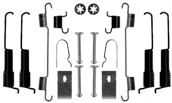 Пружина, тормозная колодка