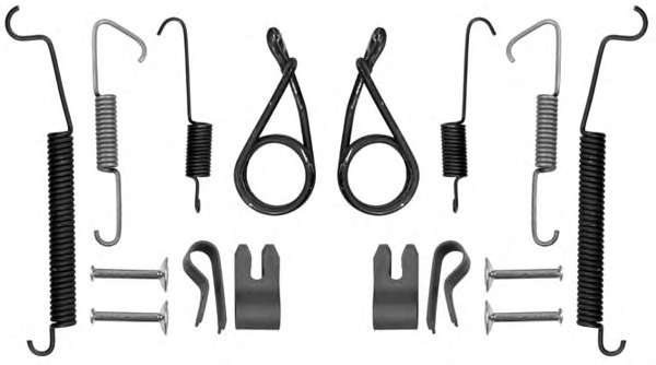 Пружина, тормозная колодка