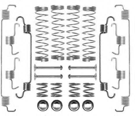 Пружина, тормозная колодка