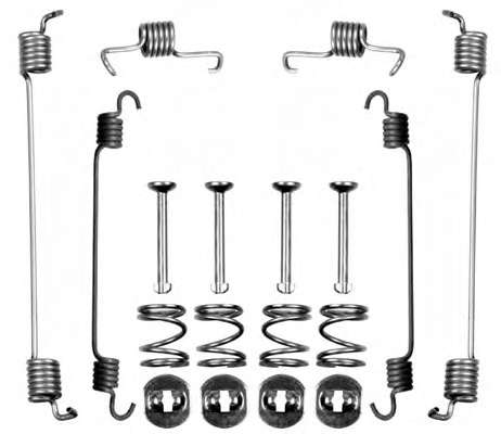 Пружина, тормозная колодка
