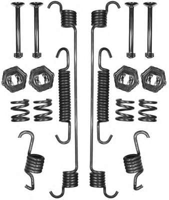 Пружина, тормозная колодка