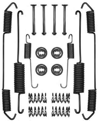 Пружина, тормозная колодка