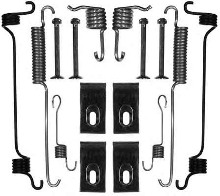 Пружина, тормозная колодка