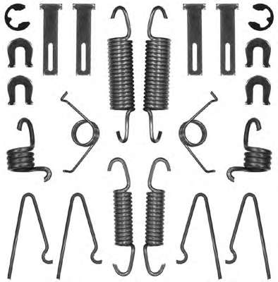 Пружина, тормозная колодка