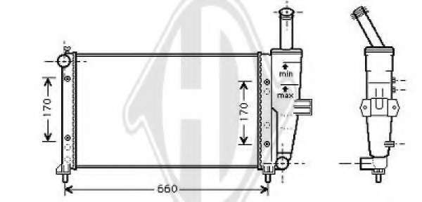 Радиатор, охлаждение двигателя