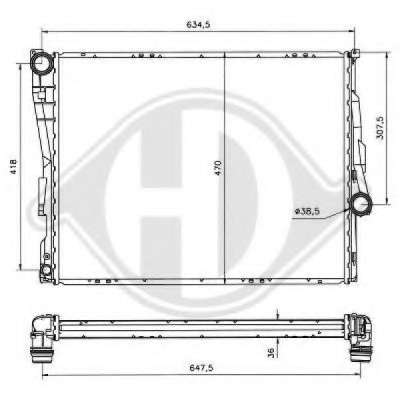 Радиатор, охлаждение двигателя