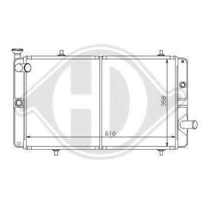 Радиатор, охлаждение двигателя
