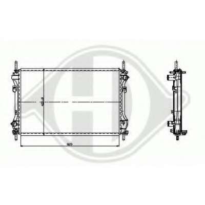 Радиатор, охлаждение двигателя