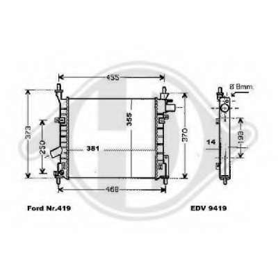 Радиатор, охлаждение двигателя