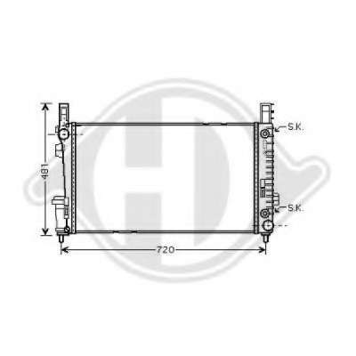 Радиатор, охлаждение двигателя