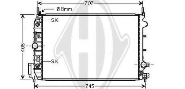 Радиатор, охлаждение двигателя