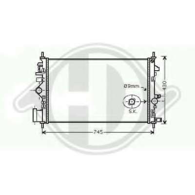 Радиатор, охлаждение двигателя