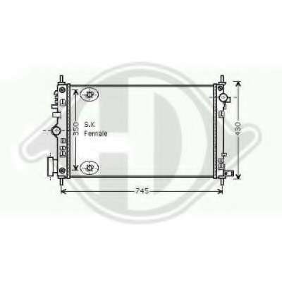 Радиатор, охлаждение двигателя