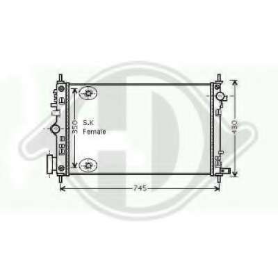 Радиатор, охлаждение двигателя