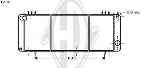 Радиатор, охлаждение двигателя